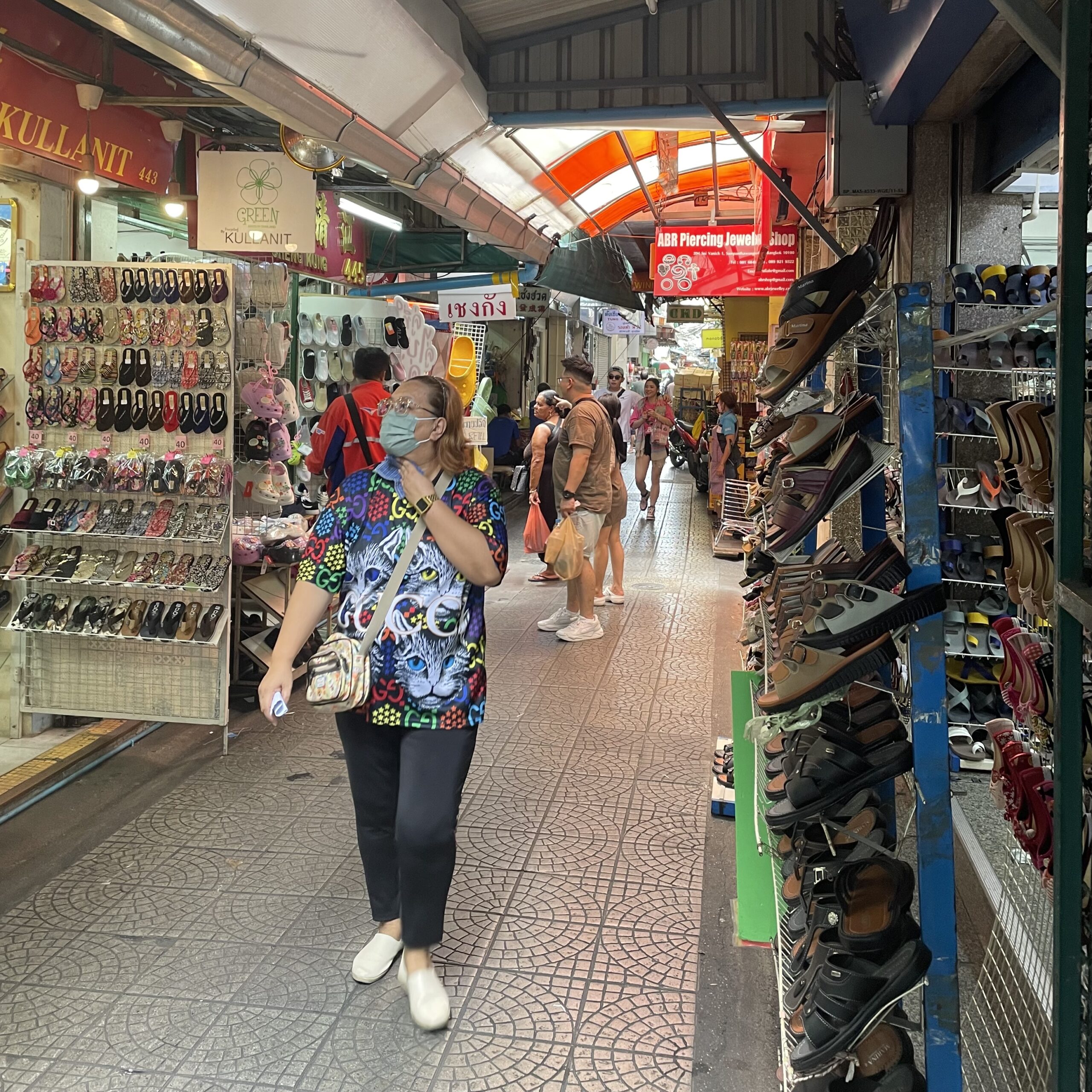 Ruelle de Chinatown à Bangkok en Thaïlande