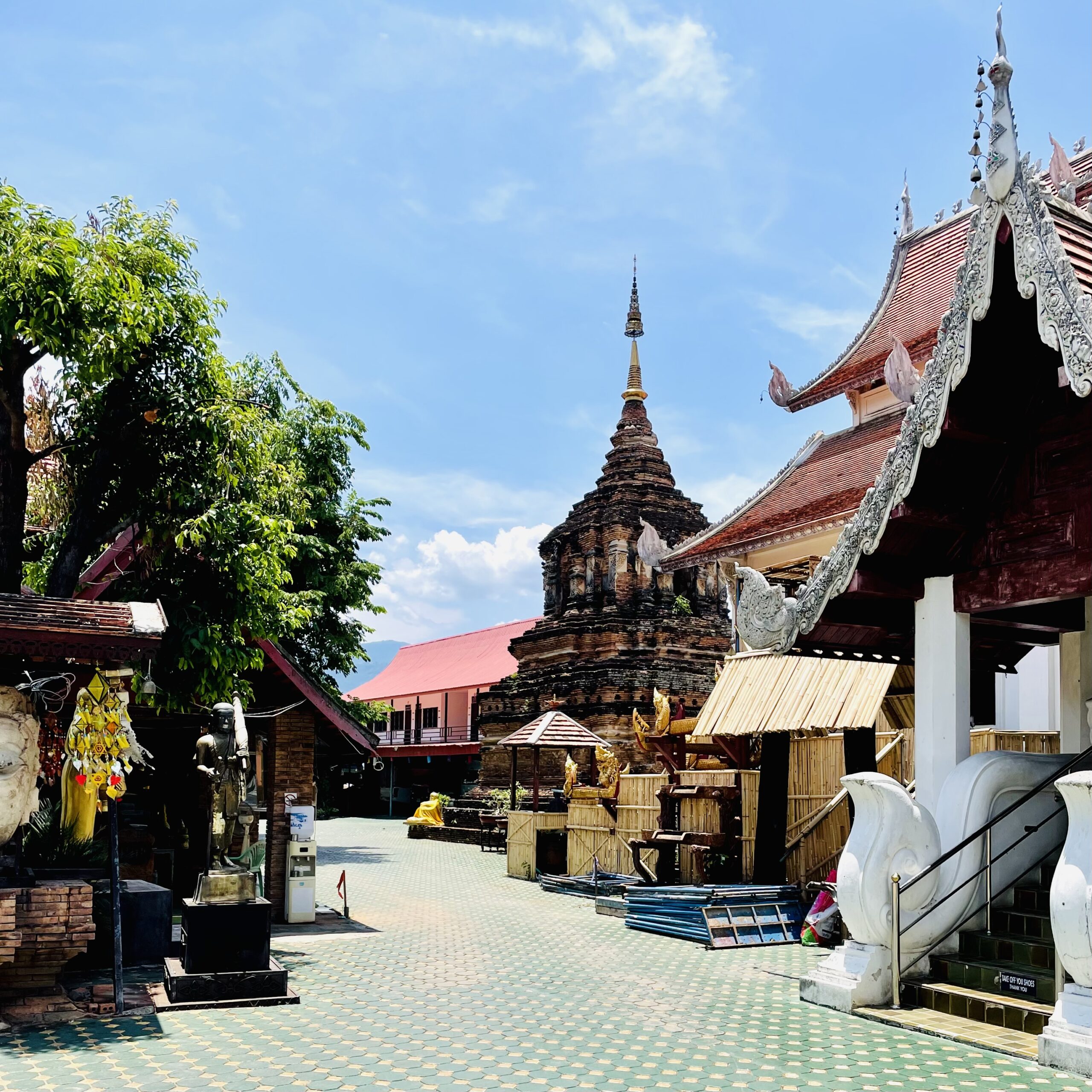 Wat Chet Lin à Chiang Mai en Thaïlande